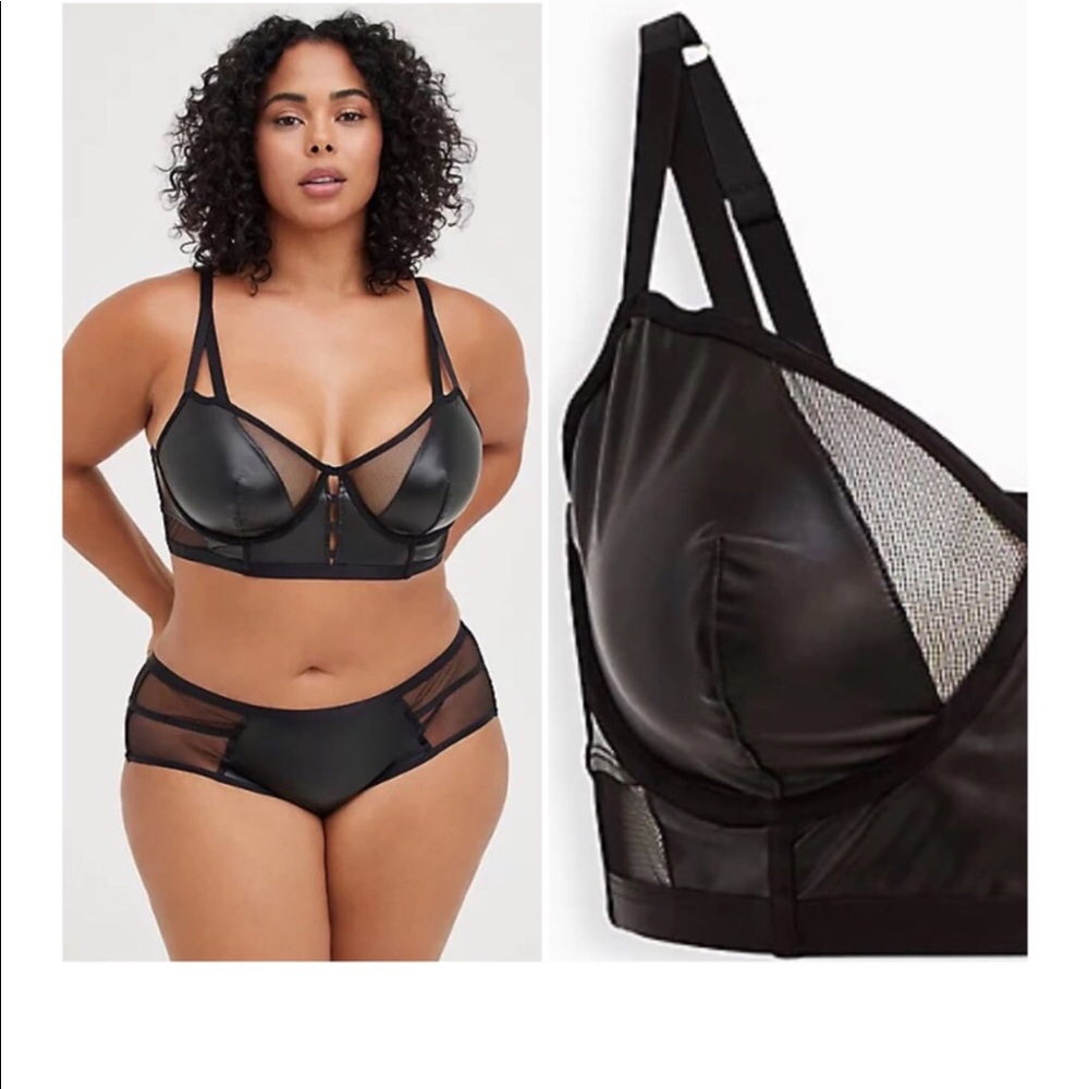 Torrid Faux Leather Bra